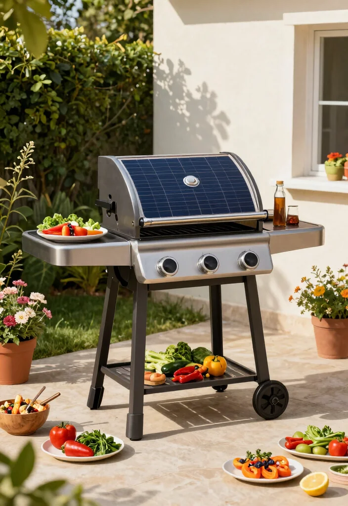 10 Backyard Grill Ideas for Outdoor Cooking and Hosting Friends 36 10 Backyard Grill Ideas for Outdoor Cooking and Hosting Friends 6. Solar Powered Grilling 0
