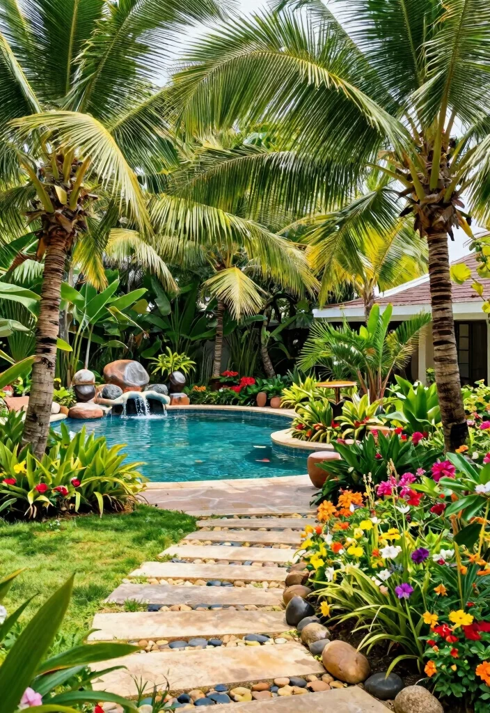 10 Backyard Pool and Patio Ideas for Resort Style Living 5. Tropical Landscaping 0