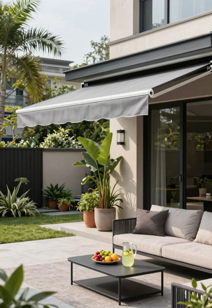 10 Backyard Shade Ideas to Stay Cool and Comfortable 25 10 Backyard Shade Ideas to Stay Cool and Comfortable 5. Retractable Awning Solutions 0