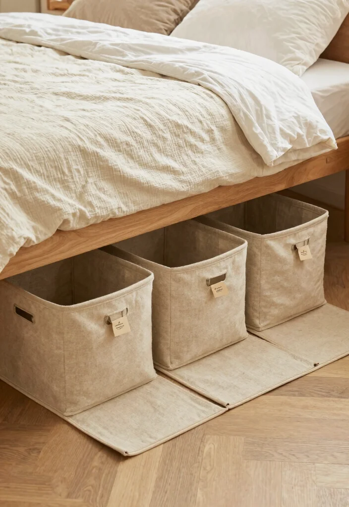 10 Bag Organization Ideas for Closets and Entryways 10. Under Bed Storage 0