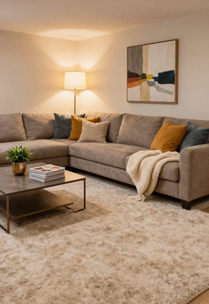 10 Basement Floor Ideas for Comfort and Durability 1. Cozy Carpeting for a Warm Touch 0