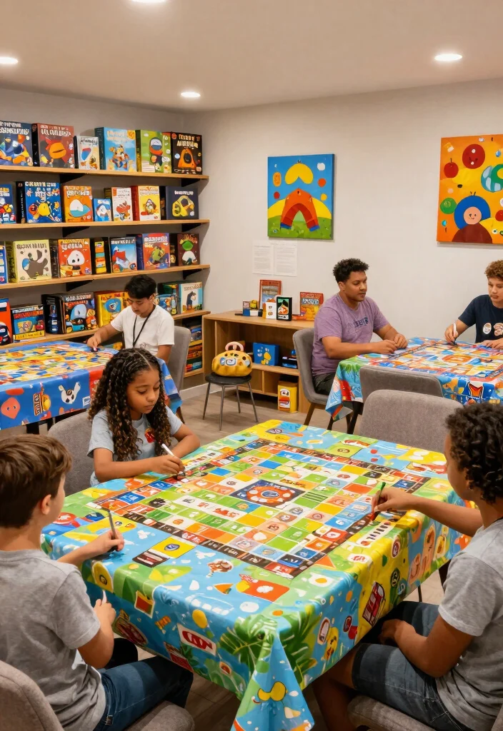 10 Basement Game Room Ideas for Family Fun 3. Board Game Bonanza 0