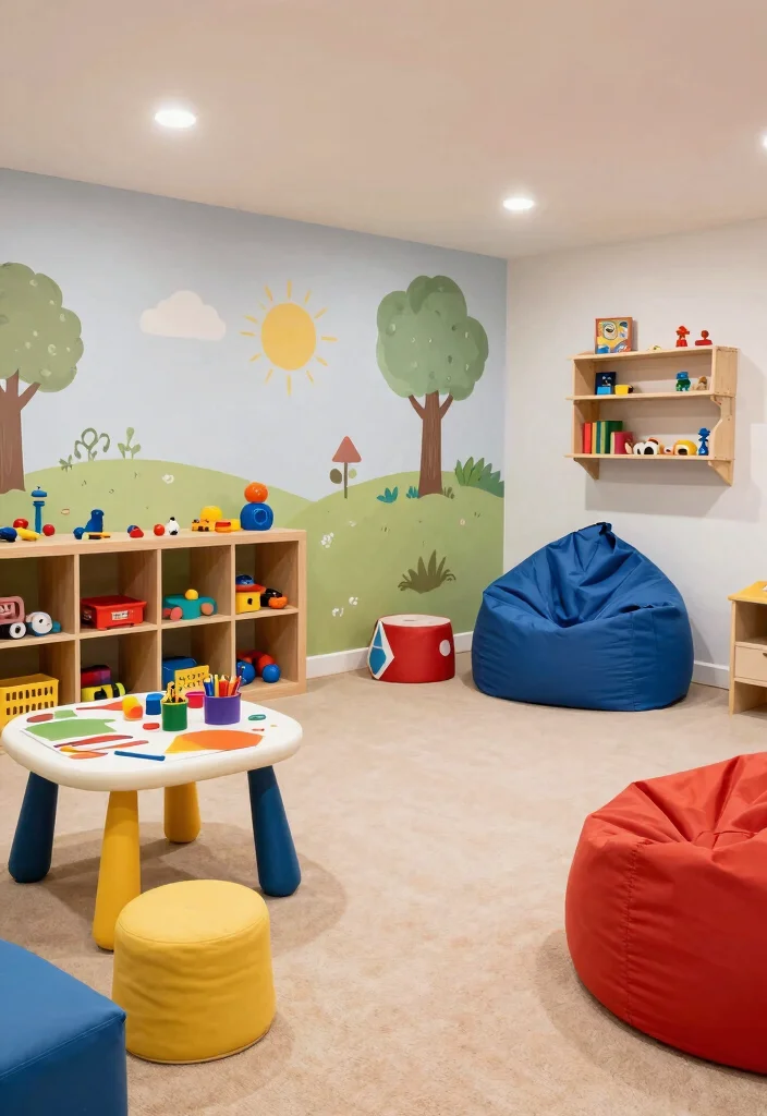 10 Basement Remodel Ideas to Increase Home Value 10. Add a Playroom for Families 0