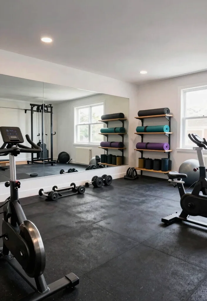10 Basement Remodel Ideas to Increase Home Value 4. Add a Home Gym 0
