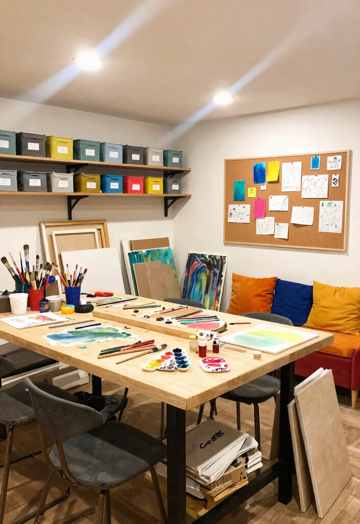 10 Basement Remodel Ideas to Increase Home Value 5. Create a Hobby Space 0