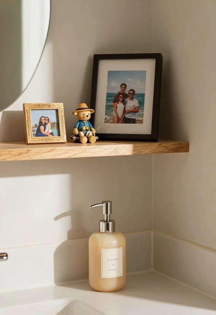 10 Bathroom Wall Decor Ideas for Small Rooms 10. Personal Touches and Accents 0