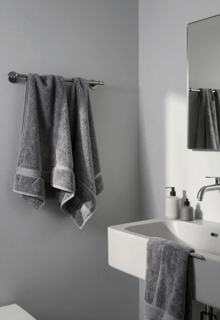 10 Bathroom Wall Decor Ideas for Small Rooms 7. Monochromatic Color Scheme 0