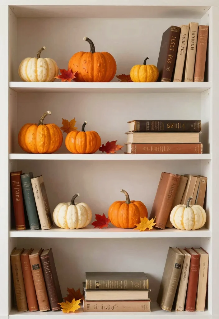 10 Bookshelf Organization Ideas for Style and Function 10. Seasonal Decor Swaps 0