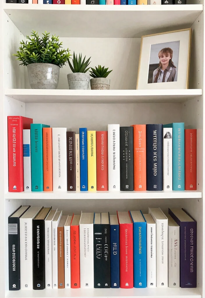 10 Bookshelf Organization Ideas for Style and Function 7. Mix Fiction and Non Fiction 0