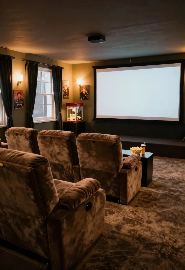 10 Cool Basement Ideas for Game Rooms and Hangouts 1 10 Cool Basement Ideas for Game Rooms and Hangouts 1. Cozy Cinema Room 0
