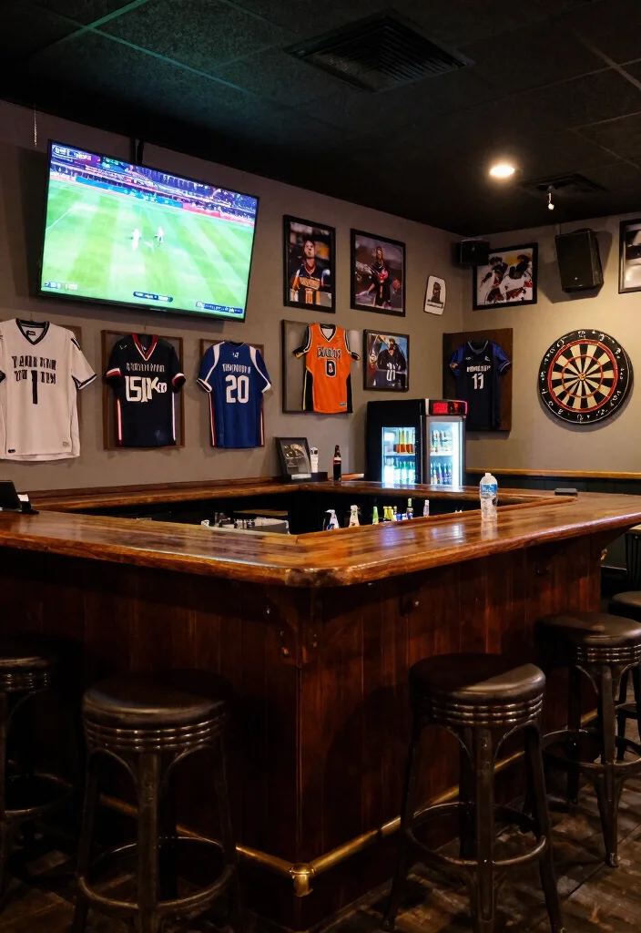 10 Cool Basement Ideas for Game Rooms and Hangouts 3 10 Cool Basement Ideas for Game Rooms and Hangouts 3. Sports Bar Retreat 0
