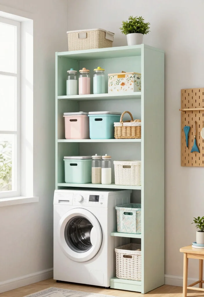 10 Laundry Organization Ideas for Busy Homes 1. Utilize Vertical Space 0