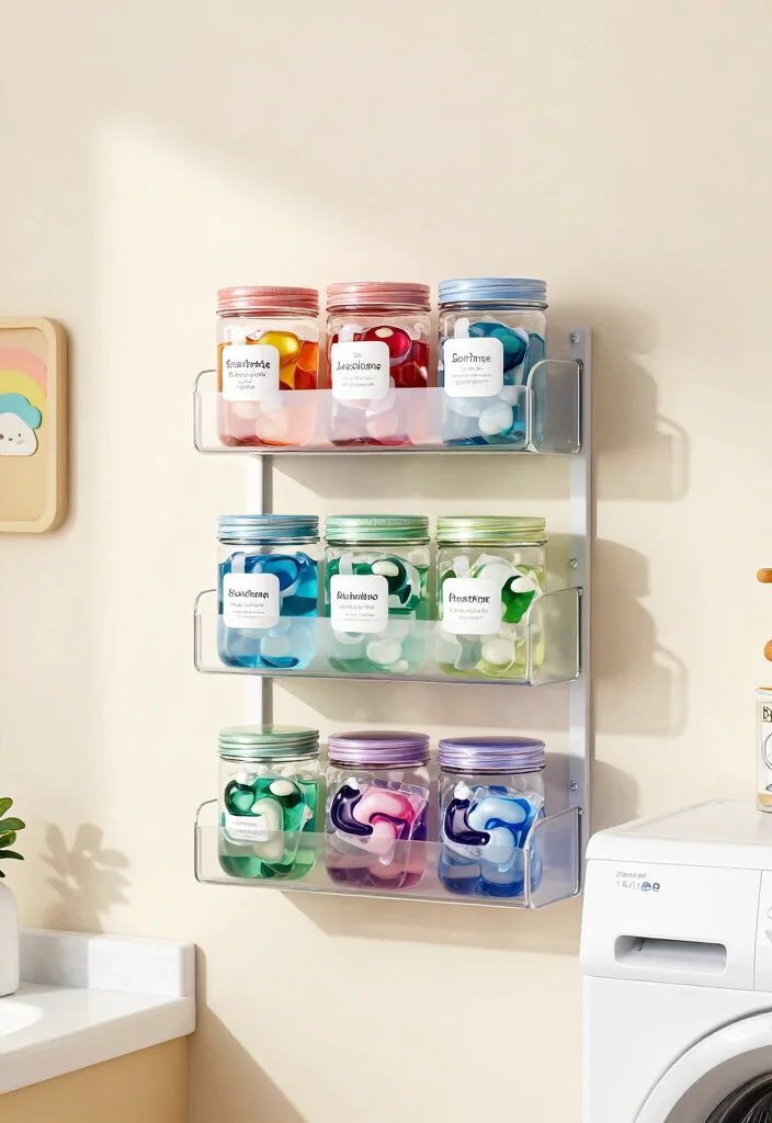 10 Laundry Organization Ideas for Busy Homes 7. Magnetic Spice Racks 0