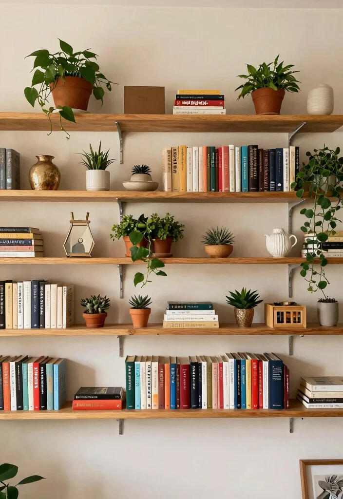 10 Simple Organization Ideas for Every Room 12 10 Simple Organization Ideas for Every Room 2. Wall Mounted Shelves 0