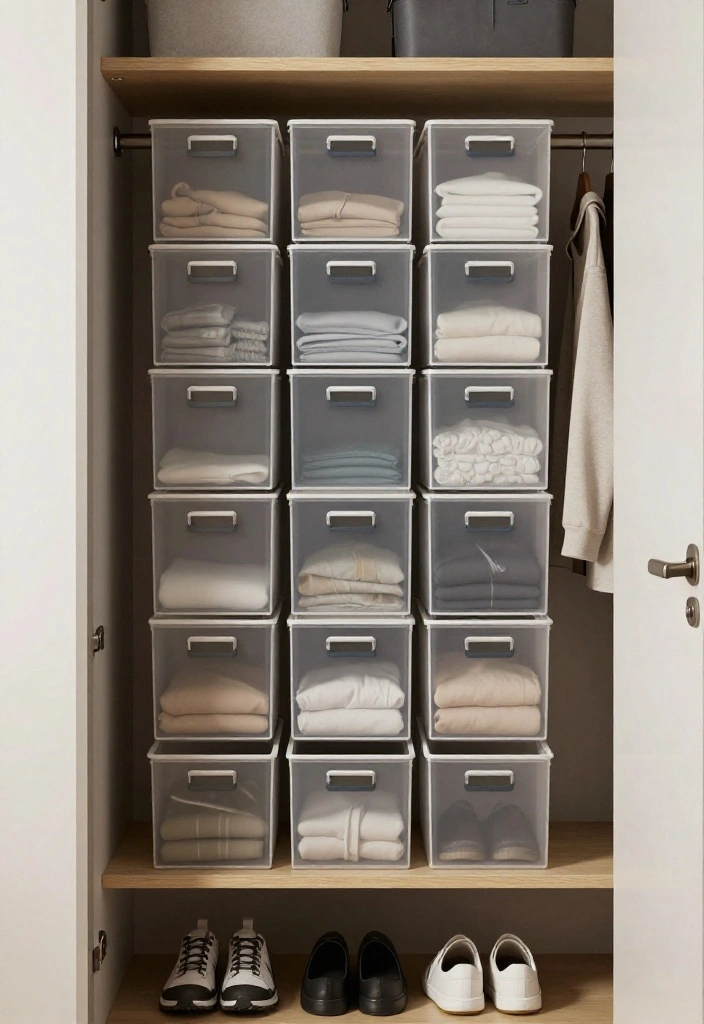 10 Simple Organization Ideas for Every Room 23 10 Simple Organization Ideas for Every Room 3. Clear Storage Bins 0