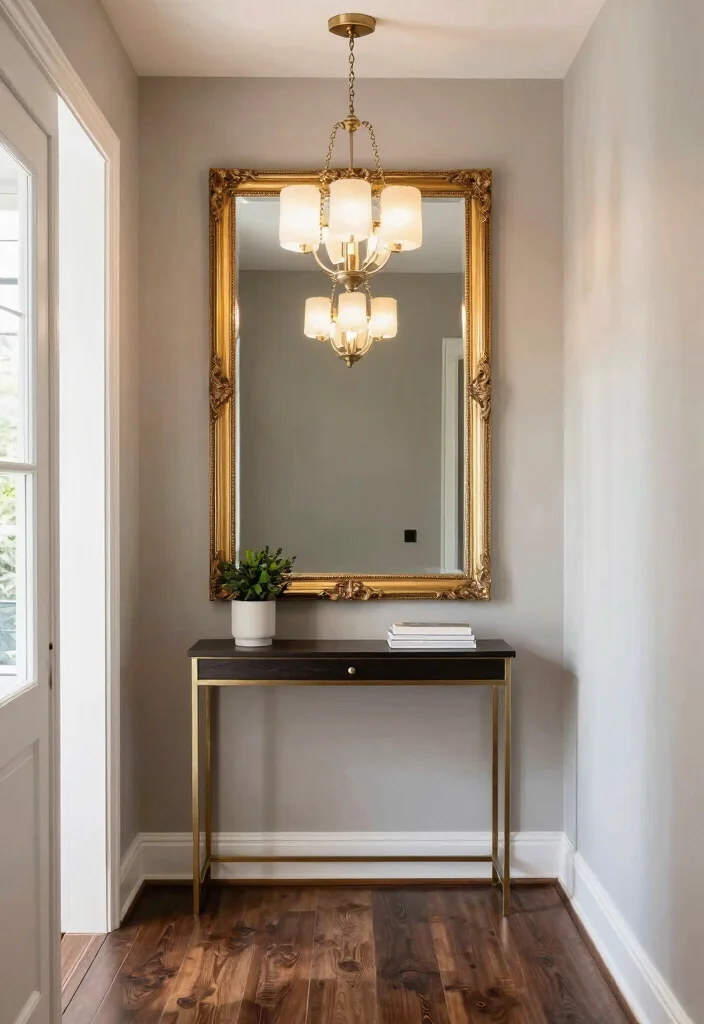 10 Small Wall Decor Ideas That Make a Big Impact 2. Framed Mirrors 0