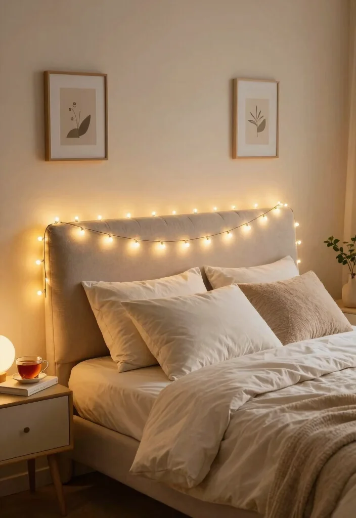 10 Small Wall Decor Ideas That Make a Big Impact 6. String Lights 0