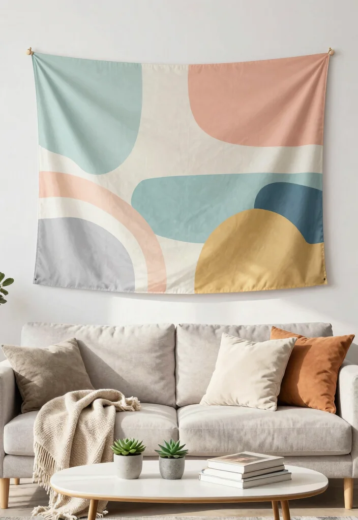 10 Small Wall Decor Ideas That Make a Big Impact 8. Artistic Wall Tapestries 0