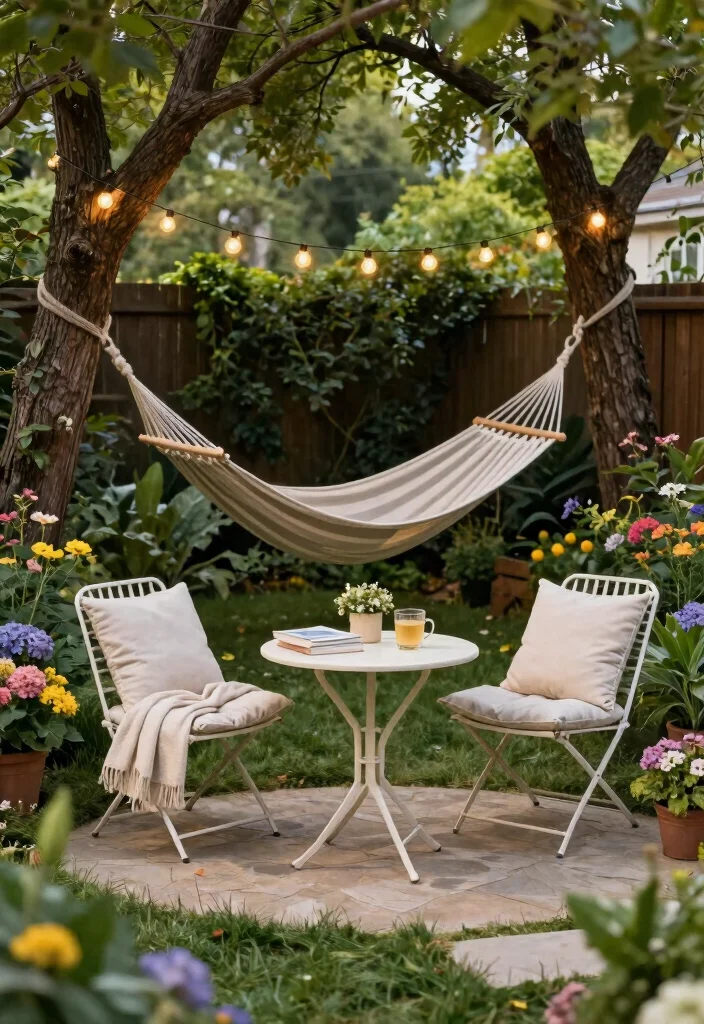10 Tiny Backyard Ideas That Maximize Space and Comfort 9. Cozy Nook for Relaxation 0