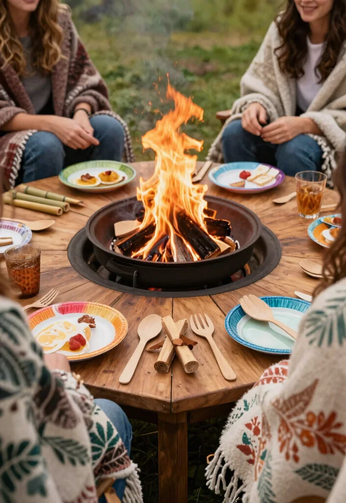 12 Backyard Fire Pit Ideas for Easy Entertaining Outdoors 51 12 Backyard Fire Pit Ideas for Easy Entertaining Outdoors 11. Fire Pit with Eco Friendly Accessories 0