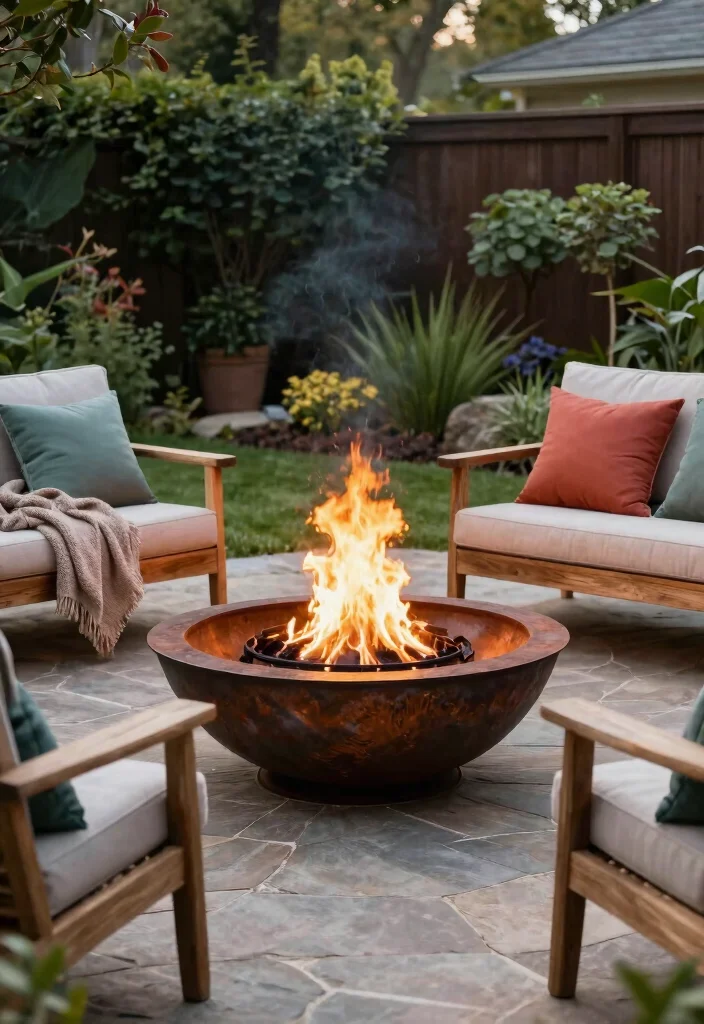 12 Backyard Fire Pit Ideas for Easy Entertaining Outdoors 23 12 Backyard Fire Pit Ideas for Easy Entertaining Outdoors 3. Eco Friendly Fire Bowl 0