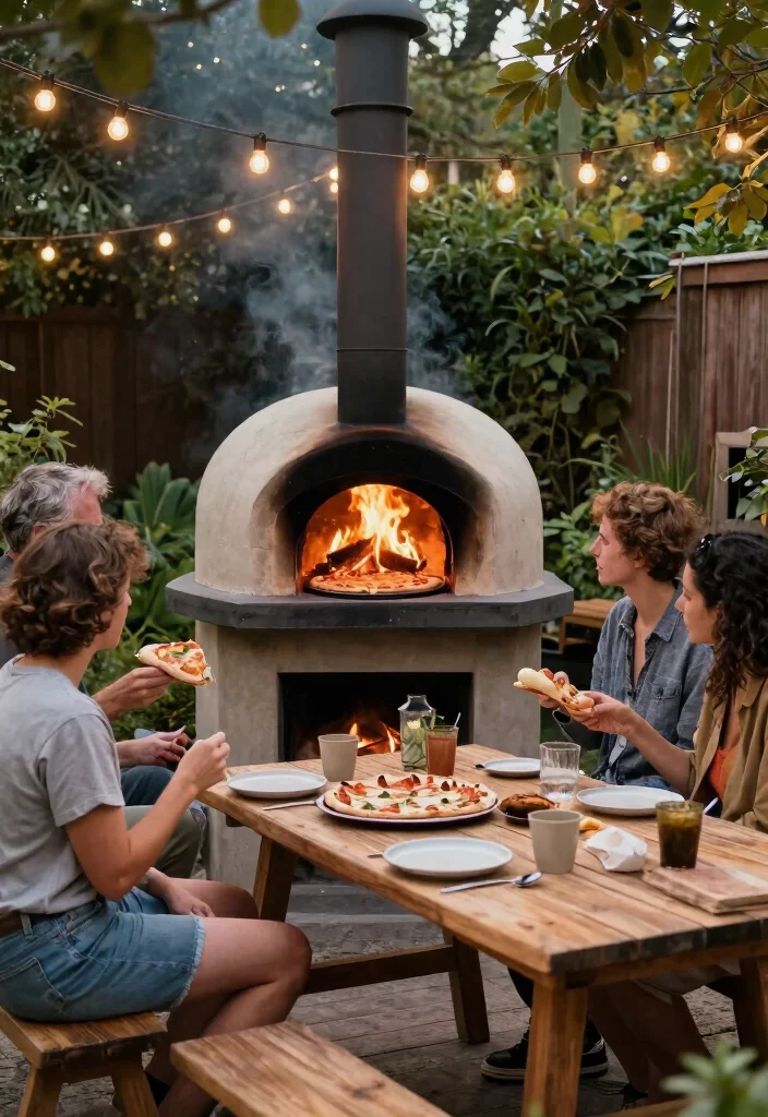 12 Backyard Fire Pit Ideas for Easy Entertaining Outdoors 37 12 Backyard Fire Pit Ideas for Easy Entertaining Outdoors 7. Wood Burning Pizza Oven Fire Pit 0