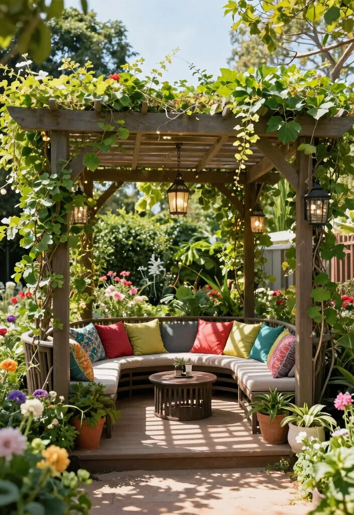 12 Backyard Gazebo Ideas for Shade and Stylish Entertaining 7. Pergola Style Gazebo 0