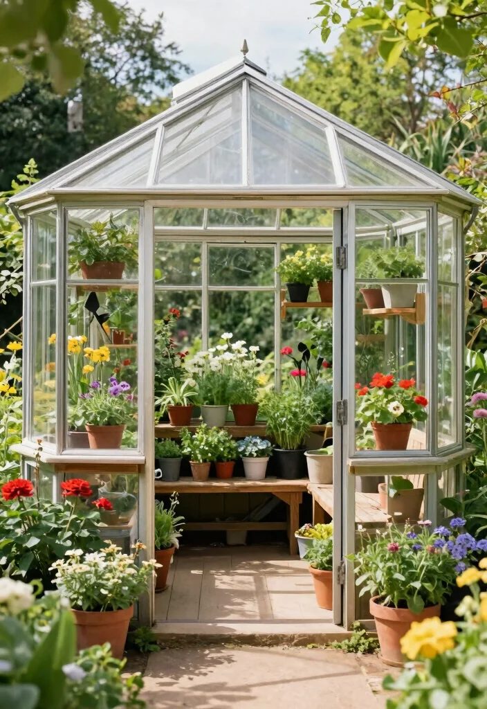 12 Backyard Gazebo Ideas for Shade and Stylish Entertaining 9. Greenhouse Gazebo 0