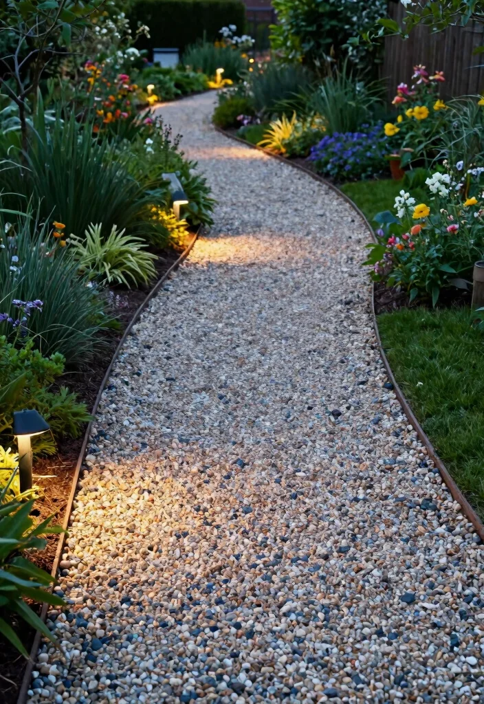 12 Backyard Hardscape Ideas for Low Maintenance Design 2. Gravel Pathways 0