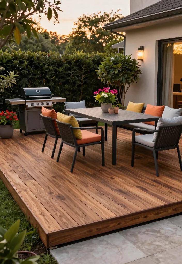 12 Backyard Hardscape Ideas for Low Maintenance Design 4. Composite Decks 0