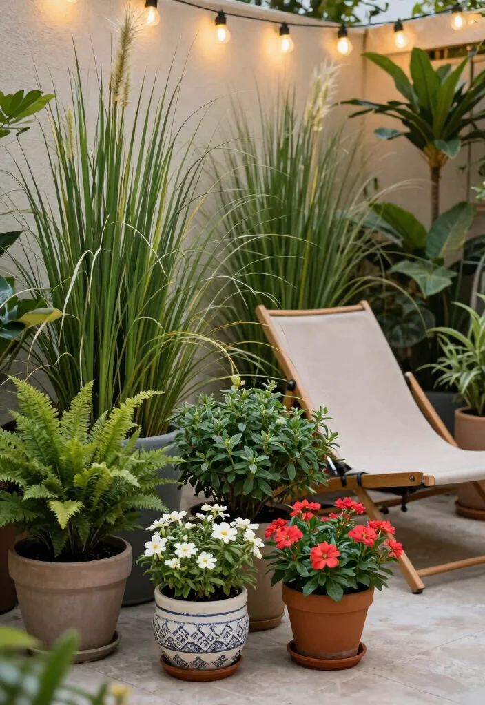 12 Backyard Privacy Ideas to Create a Secluded Outdoor Retreat 48 12 Backyard Privacy Ideas to Create a Secluded Outdoor Retreat 8. Potted Plants for Privacy 0