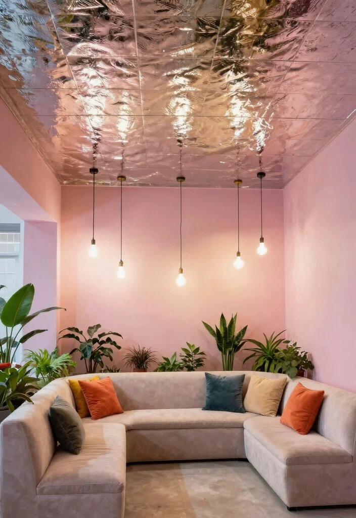 12 Basement Ceiling Ideas to Improve Height and Lighting 3 12 Basement Ceiling Ideas to Improve Height and Lighting 3. Use Reflective Materials 0