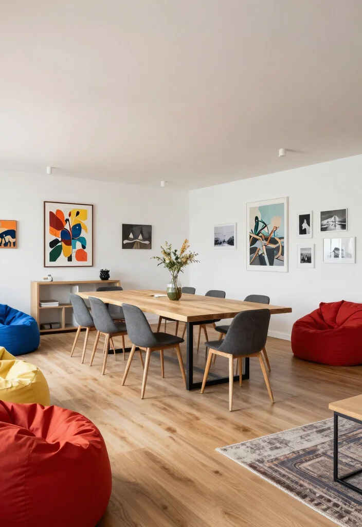 12 Basement Layout Ideas for Multi Purpose Spaces 4. Open Plan Studio Vibe 0