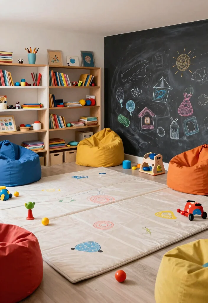 12 Basement Room Ideas for Flexible Living Spaces 8. Playroom for the Kids 0