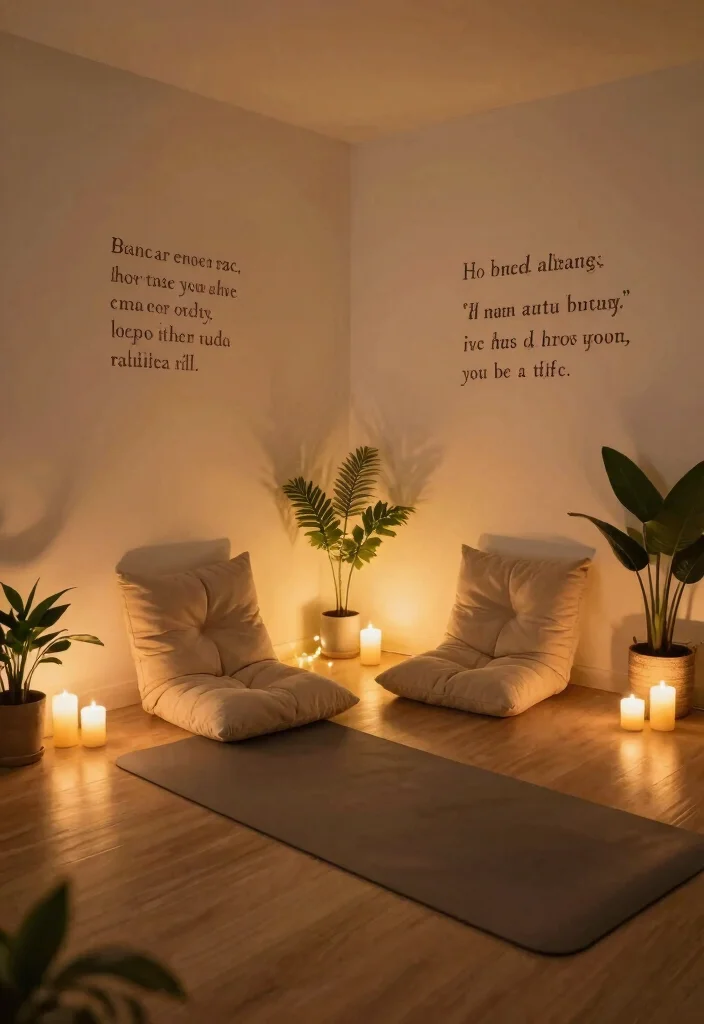 12 Basement Room Ideas for Flexible Living Spaces 9. Zen Meditation Space 0