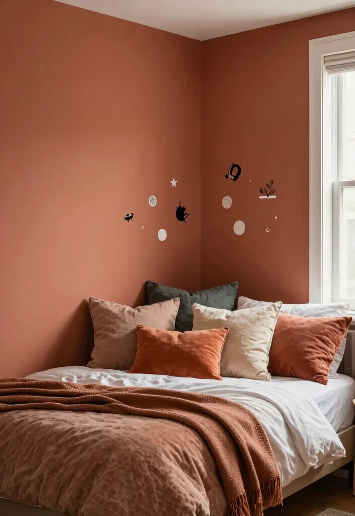 12 Bedroom Wall Decor Ideas for Cozy Personal Style 62 12 Bedroom Wall Decor Ideas for Cozy Personal Style 12. Creative Use of Color 0