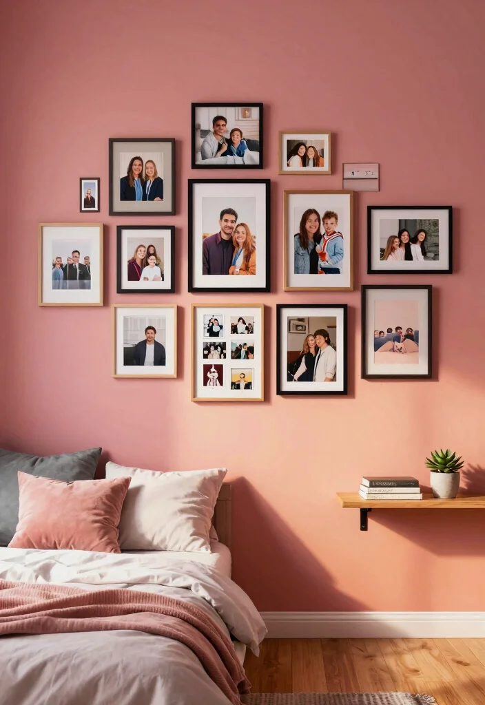 12 Bedroom Wall Decor Ideas for Cozy Personal Style 12 12 Bedroom Wall Decor Ideas for Cozy Personal Style 2. Gallery Wall of Memories 0