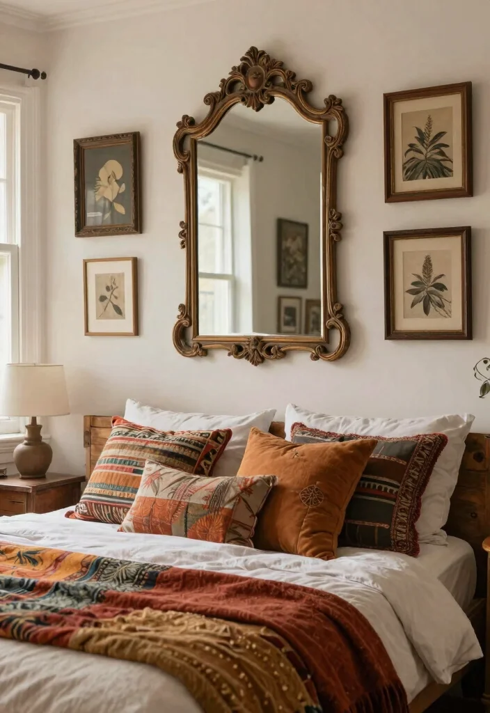 12 Bedroom Wall Decor Ideas for Cozy Personal Style 36 12 Bedroom Wall Decor Ideas for Cozy Personal Style 6. Vintage Finds 0