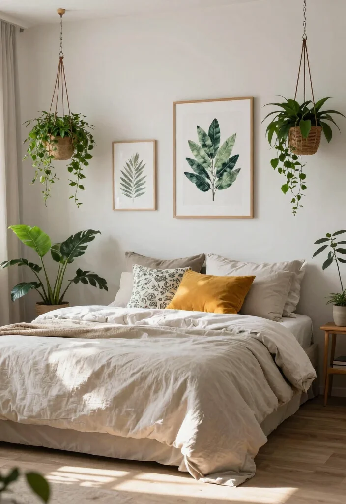 12 Bedroom Wall Decor Ideas for Cozy Personal Style 37 12 Bedroom Wall Decor Ideas for Cozy Personal Style 7. Nature Inspired Decor 0