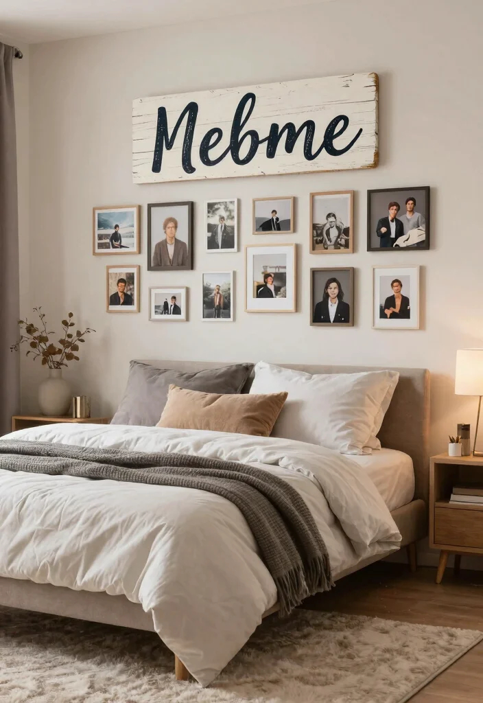 12 Bedroom Wall Decor Ideas for Cozy Personal Style 48 12 Bedroom Wall Decor Ideas for Cozy Personal Style 8. Personalized Touches 0