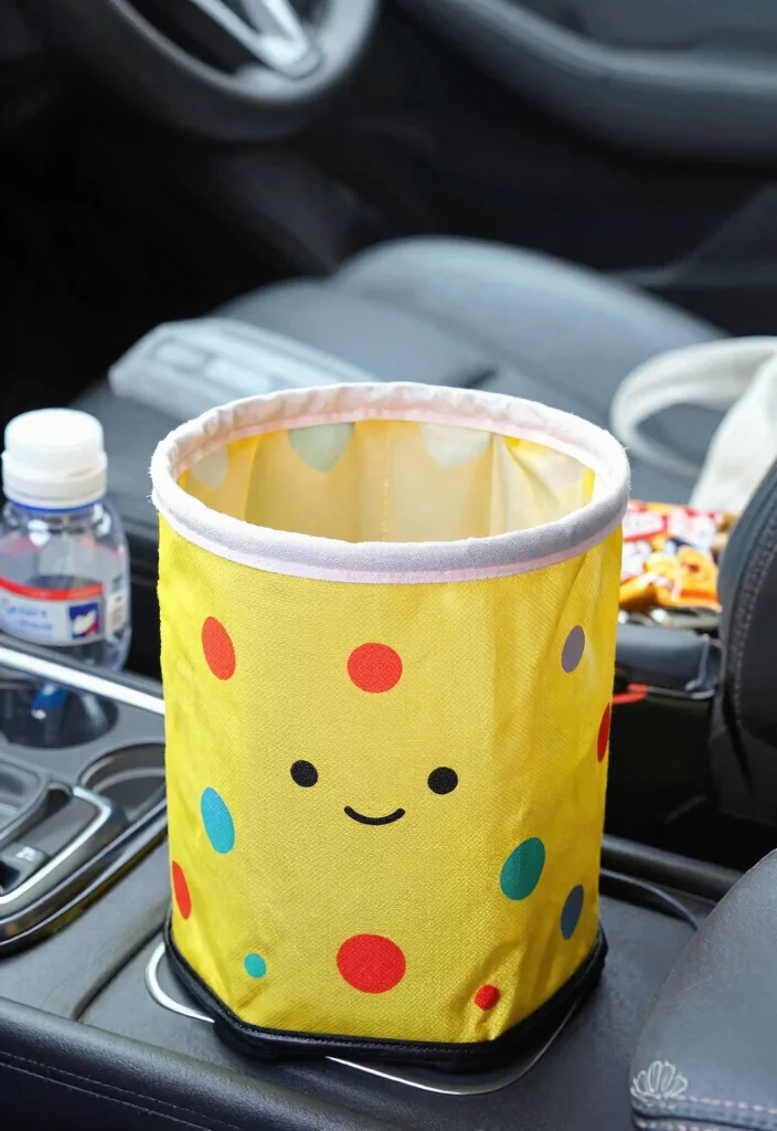 12 Car Organization Ideas for Everyday Essentials 24 12 Car Organization Ideas for Everyday Essentials 4. Car Trash Can 0