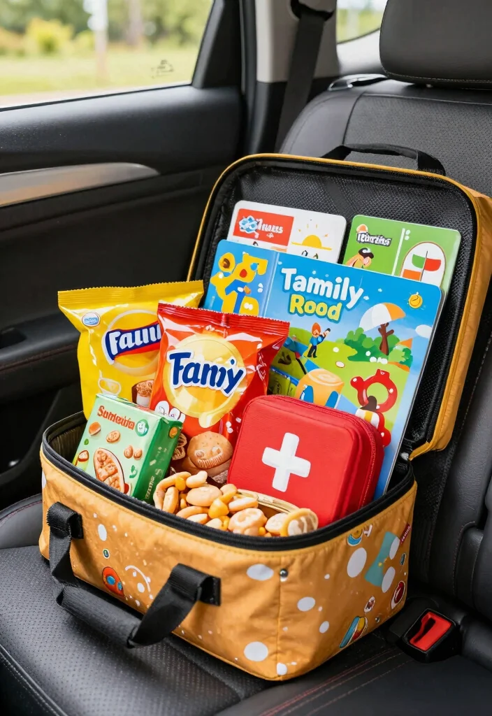 12 Car Organization Ideas for Everyday Essentials 39 12 Car Organization Ideas for Everyday Essentials 9. Family Road Trip Kit 0