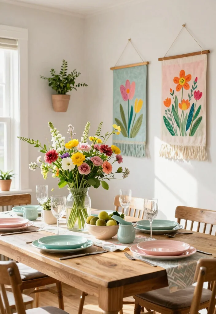 12 Dining Wall Decor Ideas for Elegant Interiors 8. Seasonal Decor Swaps 0