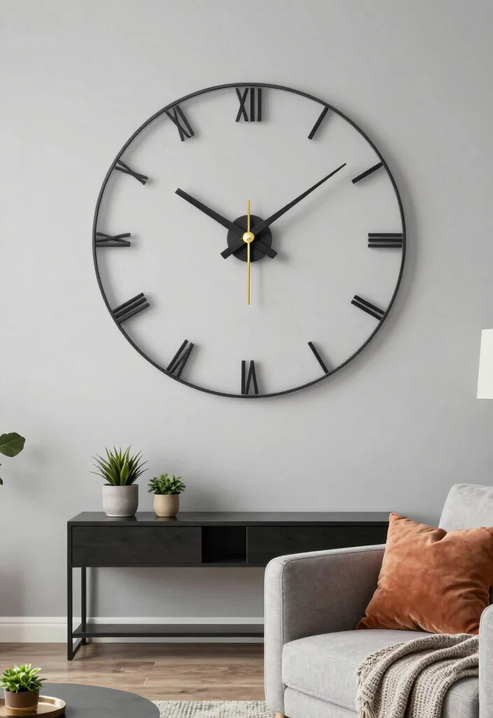 12 Large Wall Decor Ideas for Statement Interiors 61 12 Large Wall Decor Ideas for Statement Interiors 11. Large Wall Clocks 0