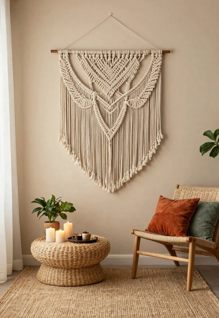 12 Large Wall Decor Ideas for Statement Interiors 25 12 Large Wall Decor Ideas for Statement Interiors 5. Macram Hangings 0