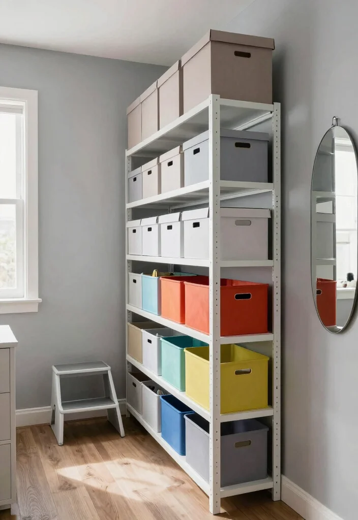 12 Small Closet Organization Ideas That Save Space 1. Use Vertical Shelving Units 0
