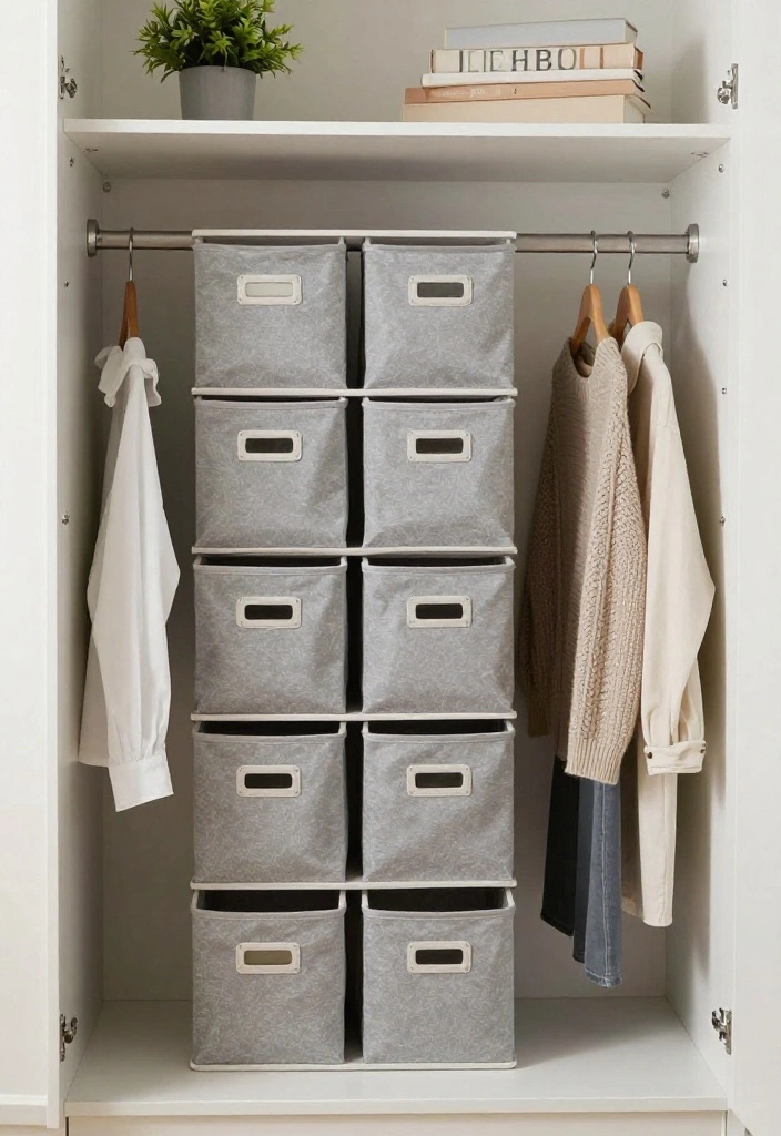 12 Small Closet Organization Ideas That Save Space 10. Create a Seasonal Rotation 0