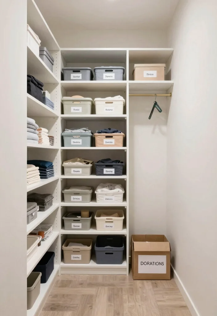 12 Small Closet Organization Ideas That Save Space 12. Regularly Declutter 0