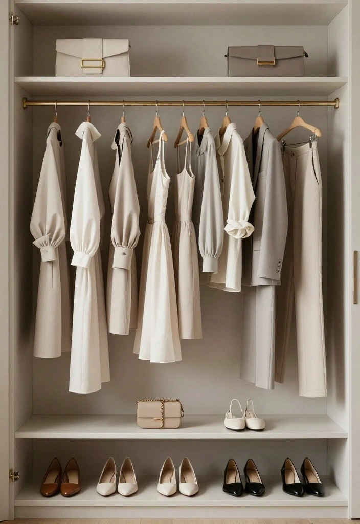 12 Small Closet Organization Ideas for Bedroom Clothing Storage 3 12 Small Closet Organization Ideas for Bedroom Clothing Storage 3. Curate a Capsule Wardrobe 0