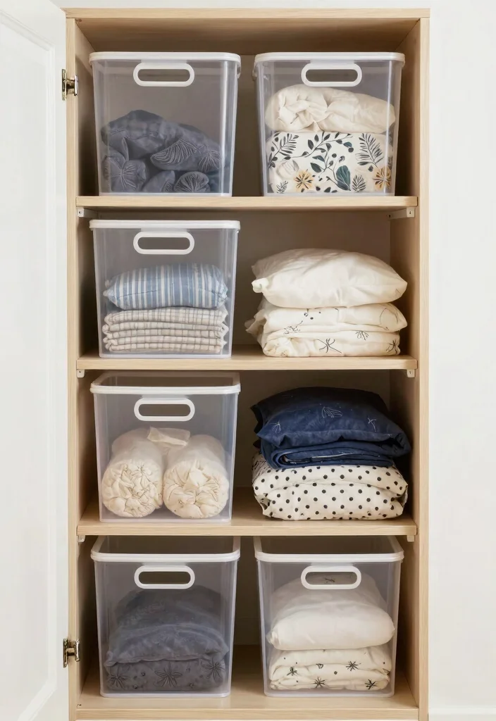 12 Small Closet Organization Ideas for Bedroom Clothing Storage 26 12 Small Closet Organization Ideas for Bedroom Clothing Storage 6. Utilize Storage Bins 0